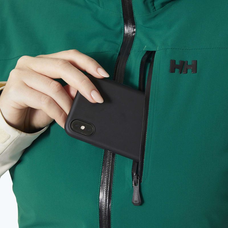 Дамско ски яке Helly Hansen Alphelia emerald snow 3