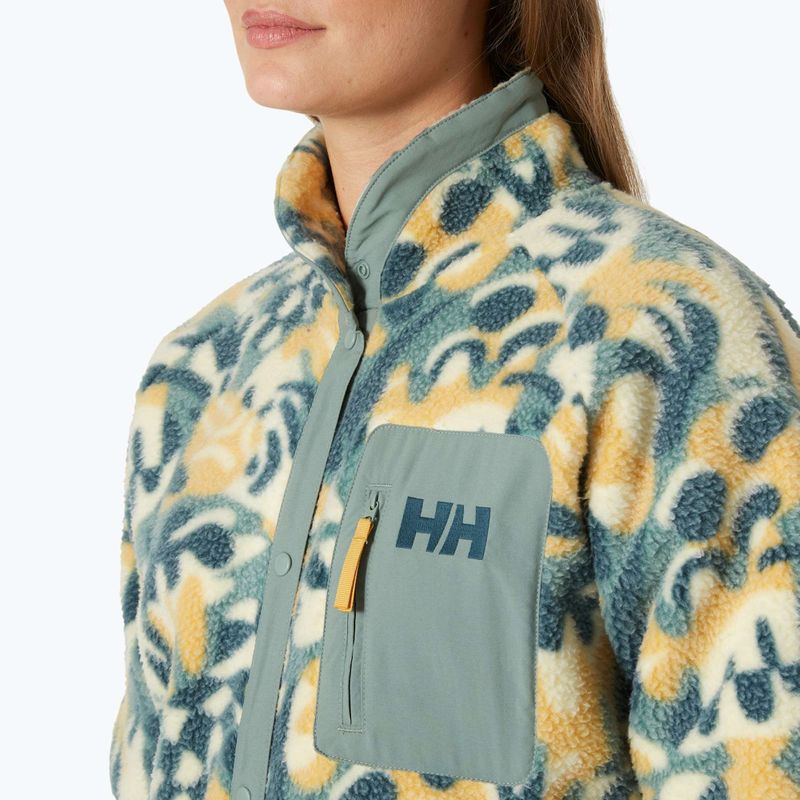 Дамски суитшъртHelly Hansen Imperial Printed Pile Snap sand bruce aop 3
