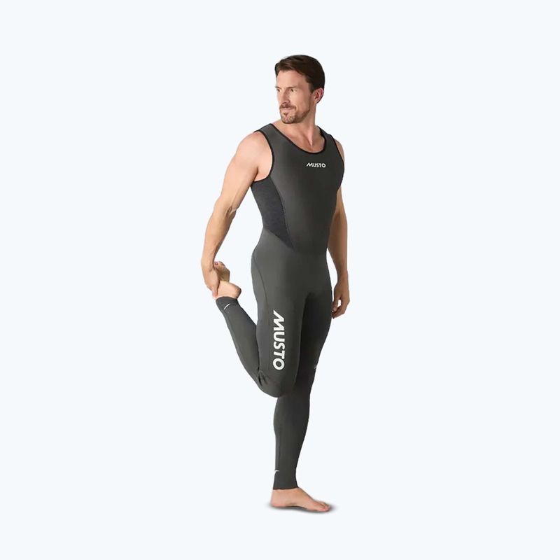 Мъжки неопреннов костюм за плуване Musto Flexlite Dynamic 2 mm Long John dark grey 8