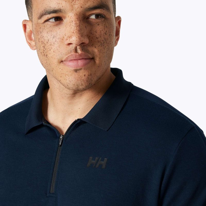 Мъжка поло тениска Helly Hansen Hp 1/2 Zip Polo navy 3