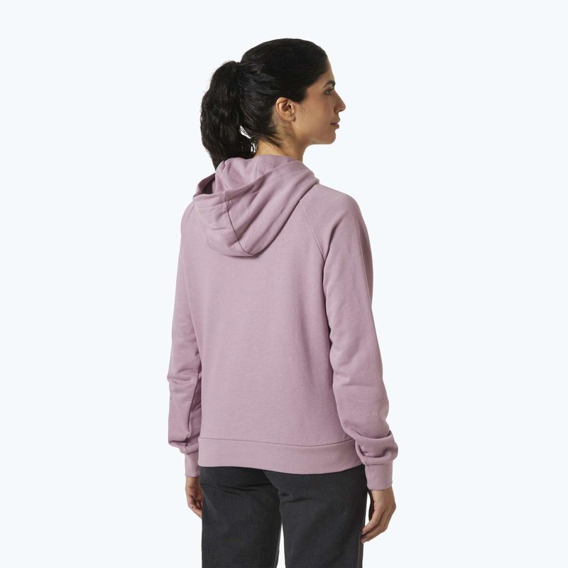 Дамски суитшърт Helly Hansen Core Graphic Hoodie purple clay 2