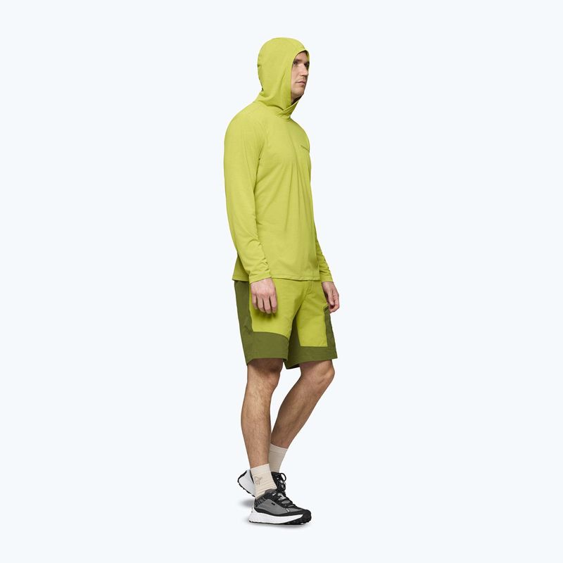 Мъжки суитшърт за трекинг NORRONA Femund Tech Hood golden lime 4