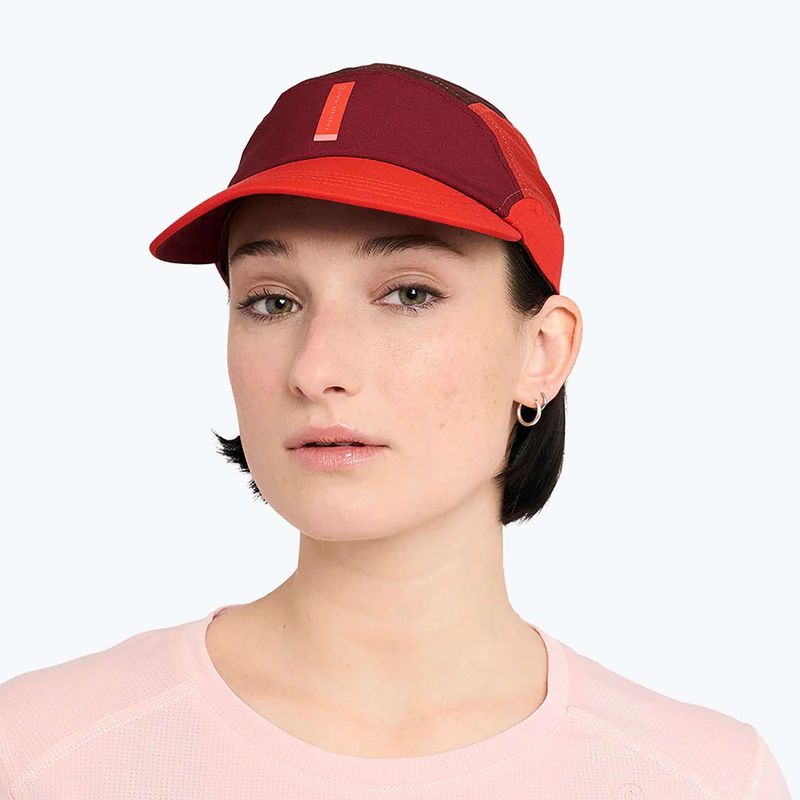 Шапка с козирка Ciele Athletics FSTCap SC Comp IconicVC crimson red/glade 6