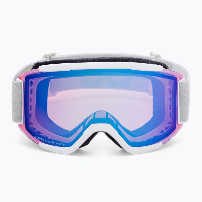Ски очила Smith Squad white vapor/chromapop photochromic rose flash M00668 2