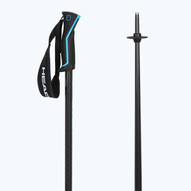 Скиорски щеки HEAD Frontside carbon black/speed blue 3