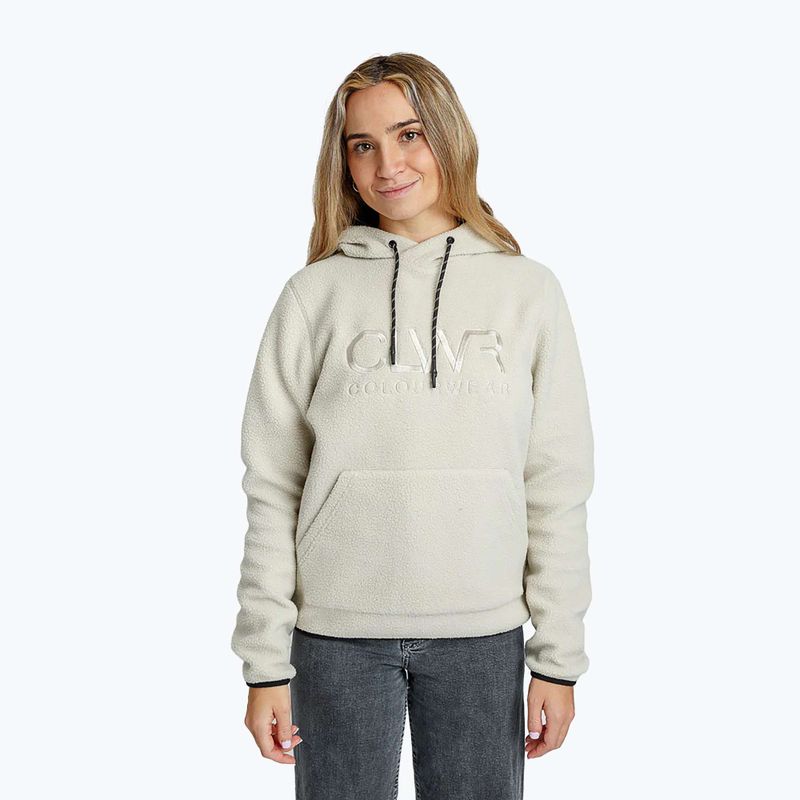 Дамски суитшърт Colourwear Teddy Hood 2.0 light beige 5