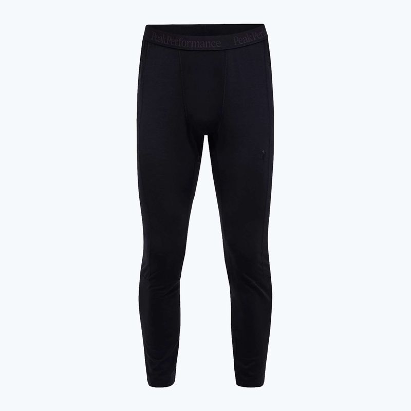 Мъжки термоактивни панталони Peak Performance Magic 7/8 Johns Long Wool-Blend Baselayer black/black 3