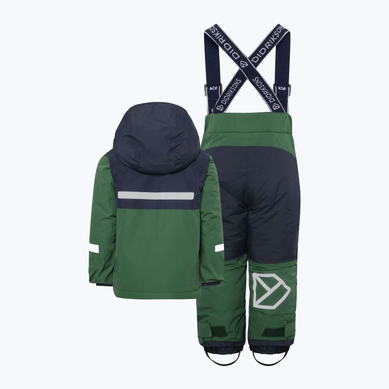 Детски скиорски комплект Didriksons Skare pine green 2