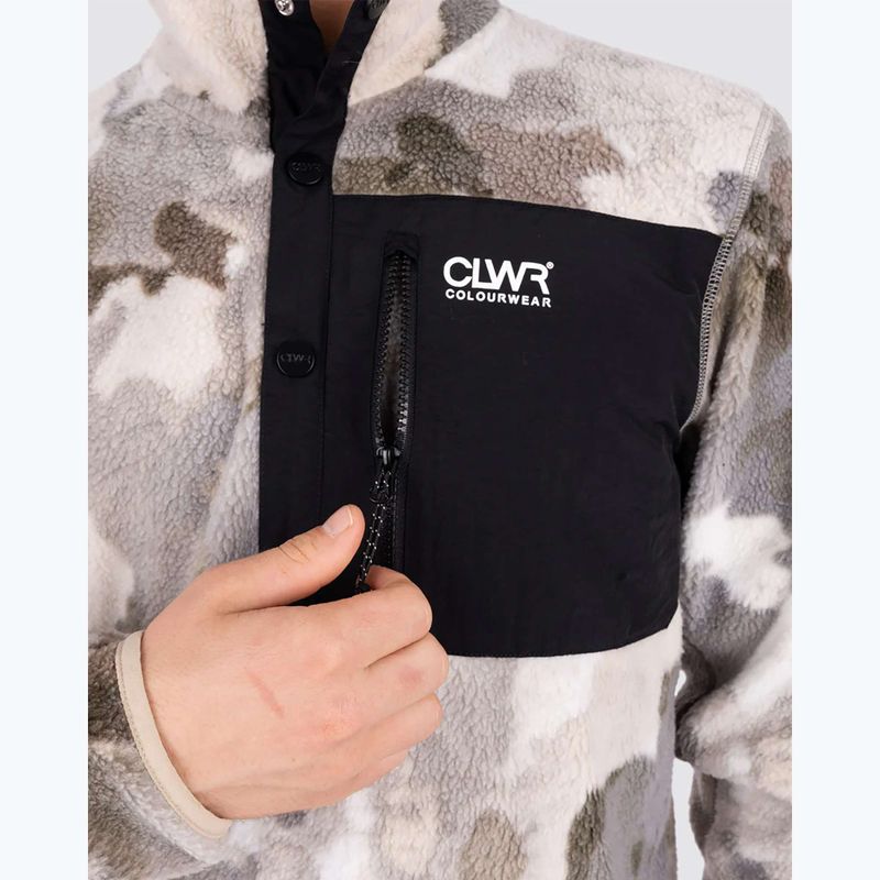 Мъжки суитшърт Colourwear Snap Pile water camo 8