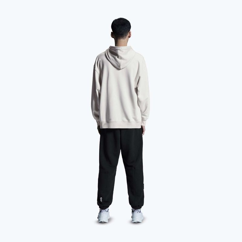 Мъжки суитшърт On Club Hoodie silver 3