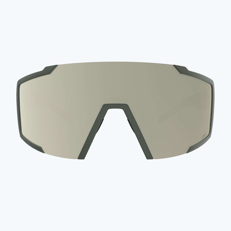Слънчеви очила SCOTT Shield khaki green/amp white chrome 2