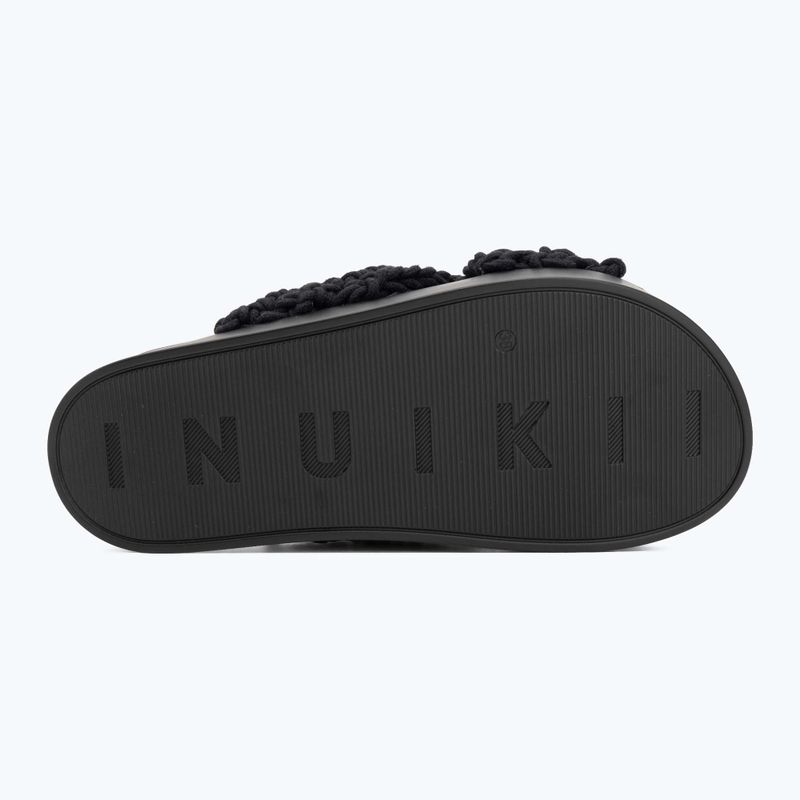 Дамски чехли INUIKII Woven Stones black 4