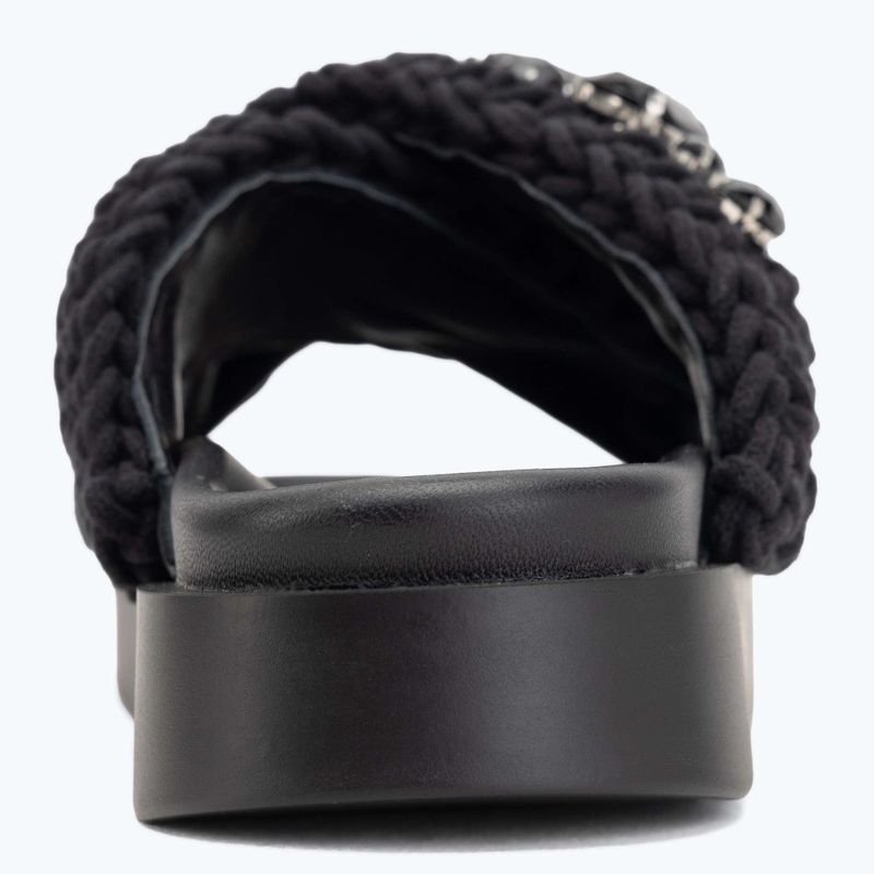 Дамски чехли INUIKII Woven Stones black 6