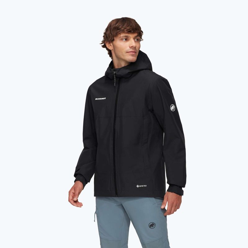Мъжко непромокаемо яке Mammut Treeline HS Hooded black 3