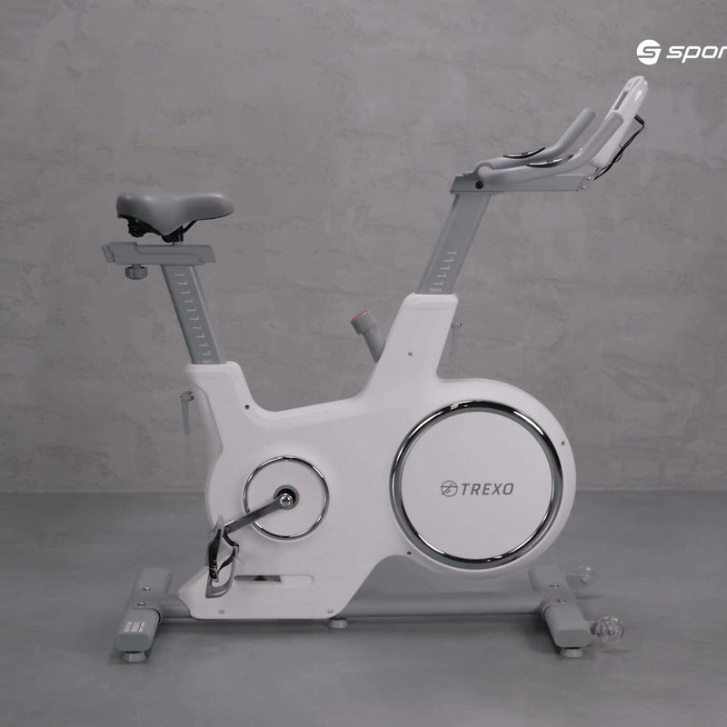 Стационарен велосипед XTREXO EB500 S бял 16