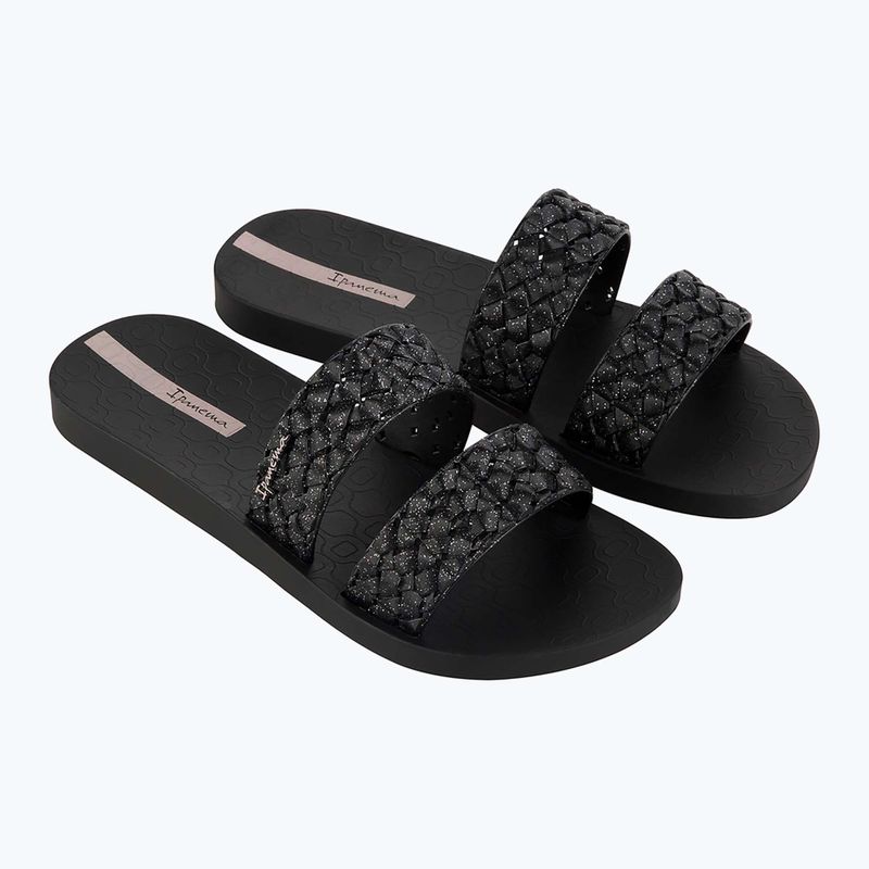 Джапанки Ipanema Renda II black/glitter black за жени 8