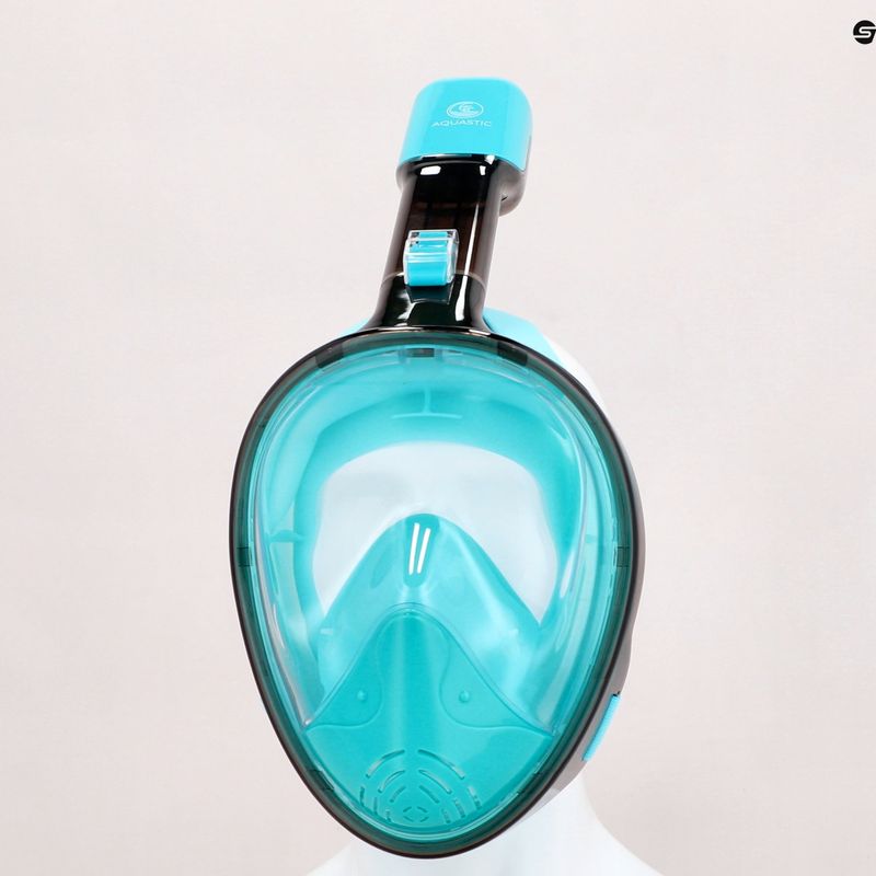 Целолицева маска за гмуркане AQUASTIC SMA-01SN синя 13