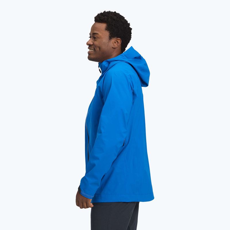 Мъжко дъждобранно яке Black Diamond Highline Stretch Shell drifter blue 3