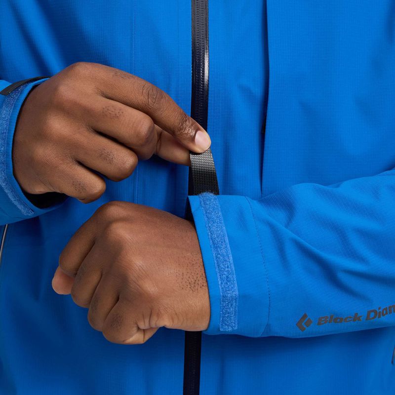 Мъжко дъждобранно яке Black Diamond Highline Stretch Shell drifter blue 9