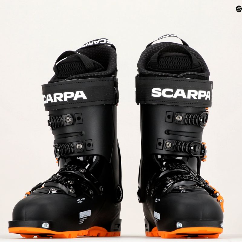 Мъжки ботуши за скачане с парашут SCARPA 4-Quattro SL black/orange 16