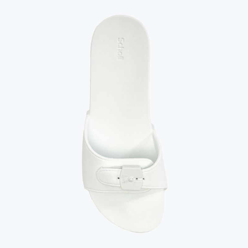 Дамски чехли Scholl Pescura Flat Aqua Eva off white 5