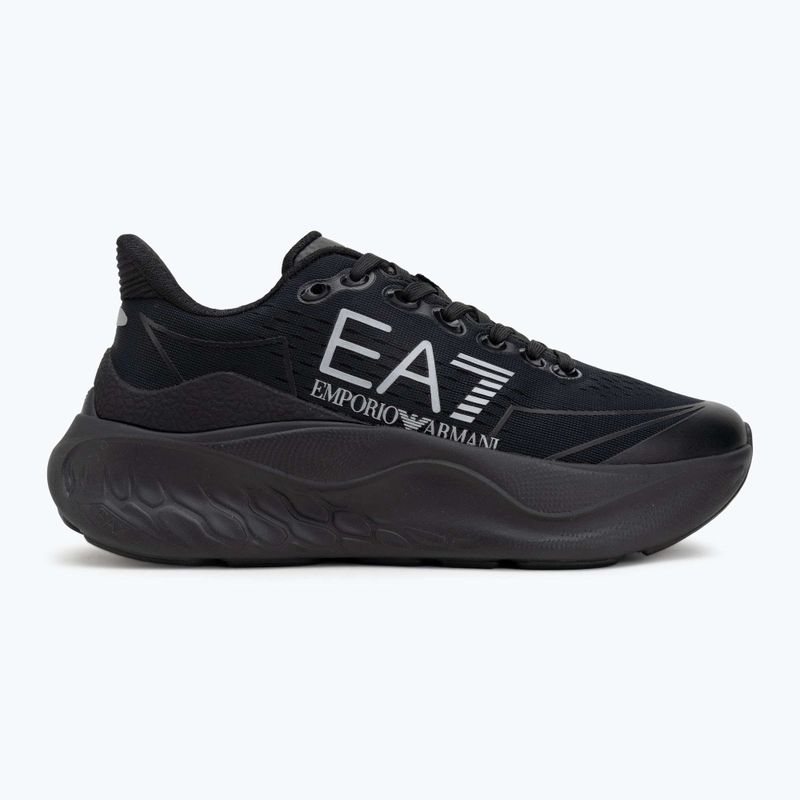 Обувки EA7 Emporio Armani Wave Cracking full black / silver 2