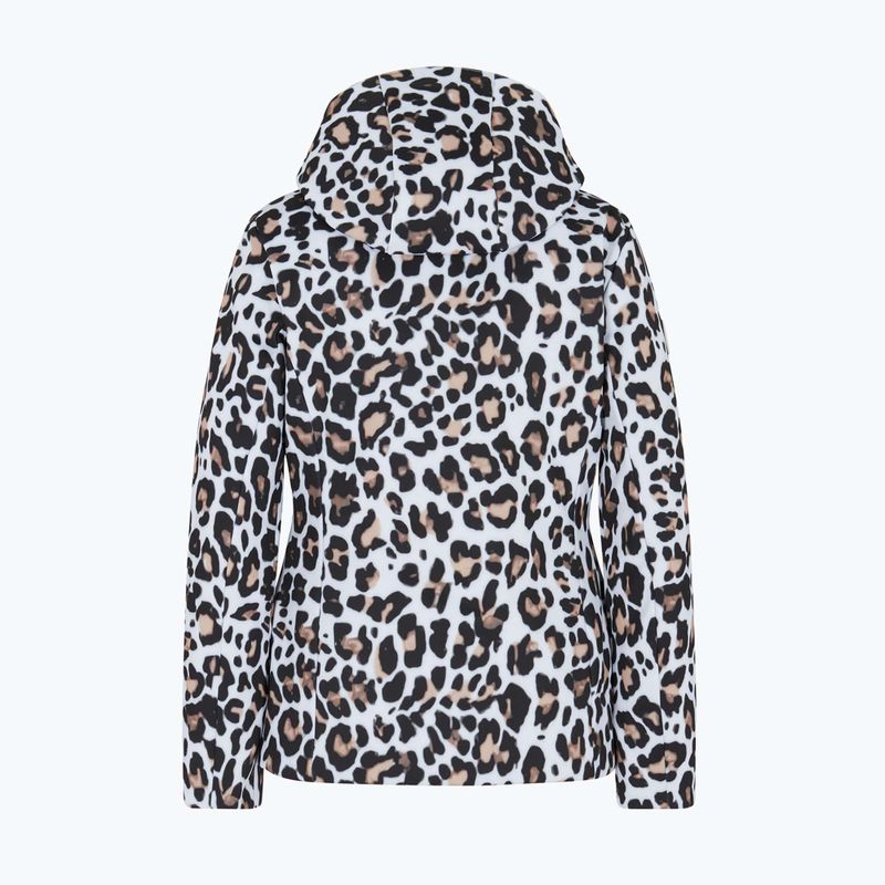 Дамско ски яке EA7 Emporio Armani Ski Kitzbuhel Softshell fancy white animalier 2
