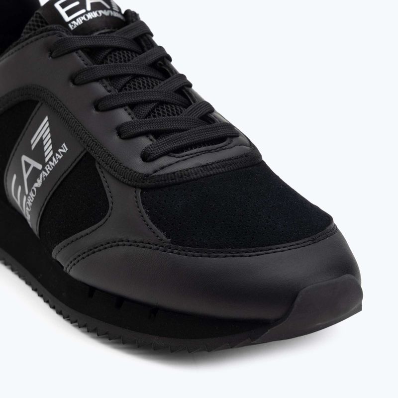 Обувки EA7 Emporio Armani Black & White Suede triple black micropunch 7