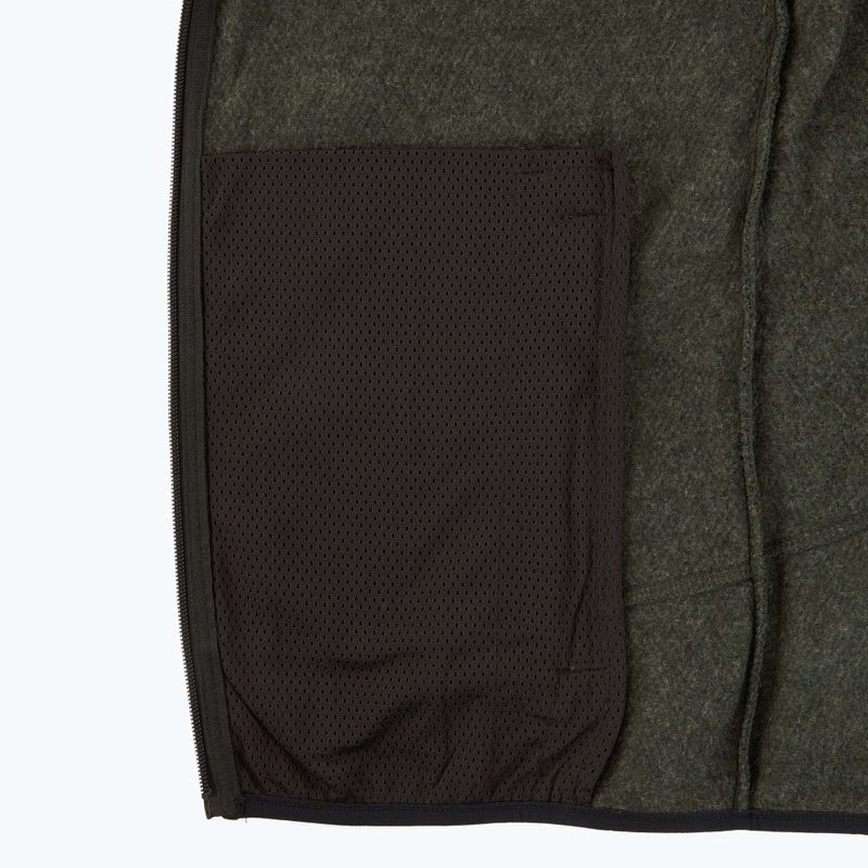 Мъжки суитшърт от полар CMP 35H3907 Melange Knitted forest melange/nero/ferrari 5