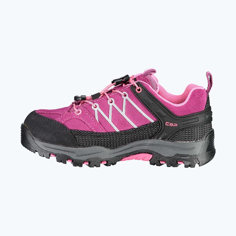 CMP детски ботуши за трекинг Rigel Low Wp berry / pink fluo 9