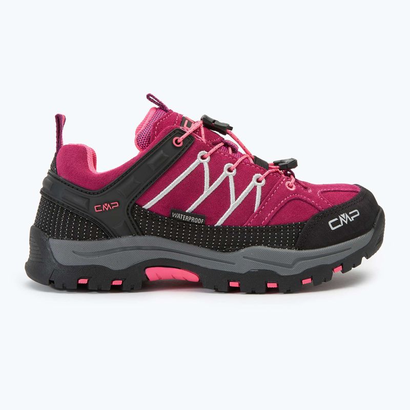 CMP детски ботуши за трекинг Rigel Low Wp berry / pink fluo 2