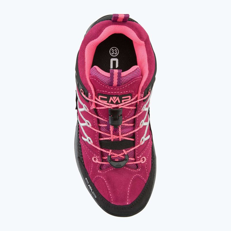 CMP детски ботуши за трекинг Rigel Low Wp berry / pink fluo 5