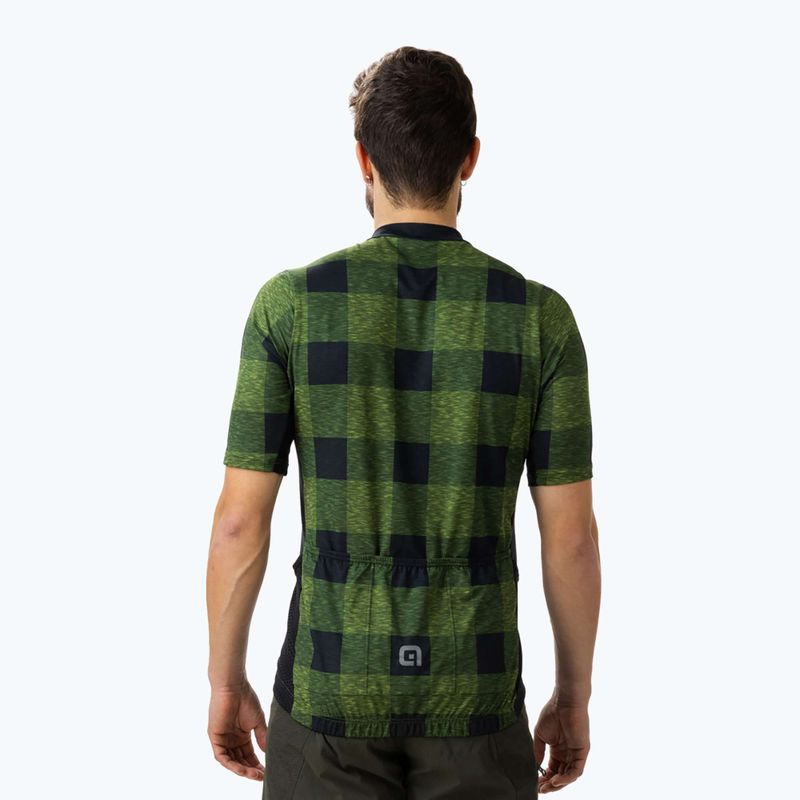 Мъжко колоездачно трико Alé Scottish green L22133462 2