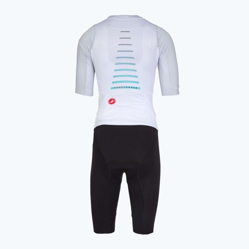 Дамски велосипеден гащеризон Castelli Free Sanremo 3 SS W white/black 2
