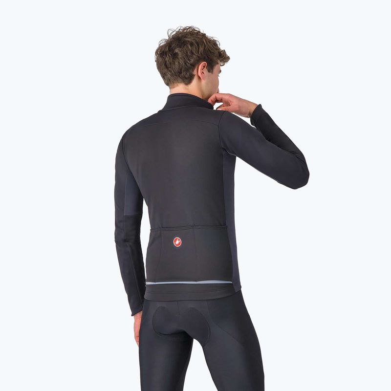 Мъжко яке за колоездене Castelli Entrata 2 light black/dark grey 2