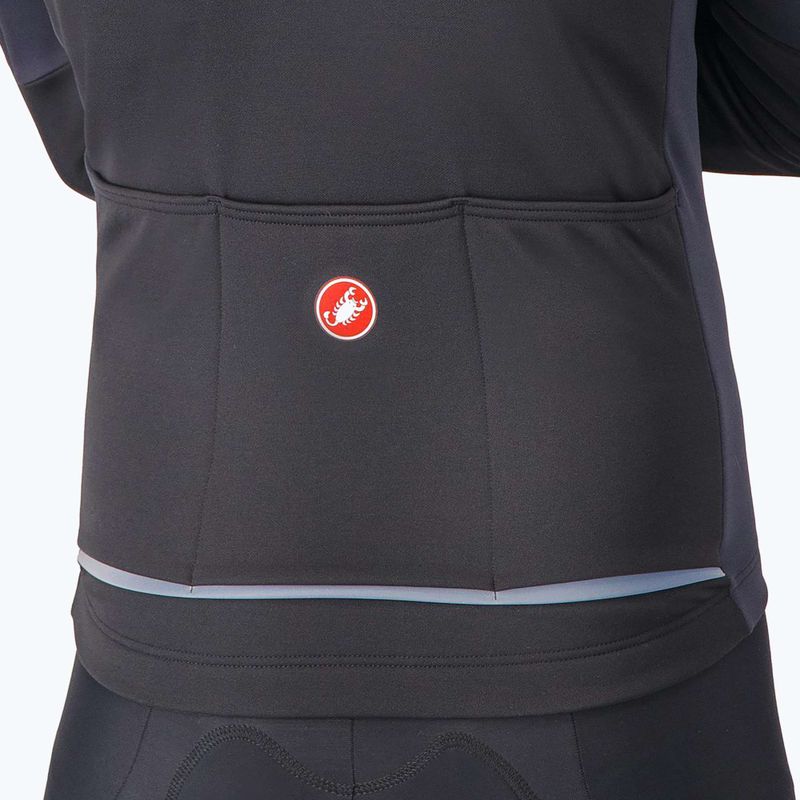 Мъжко яке за колоездене Castelli Entrata 2 light black/dark grey 5
