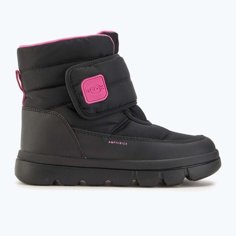 Детски ботуши за сняг Geox Willaboom ABX black / fuchsia 2