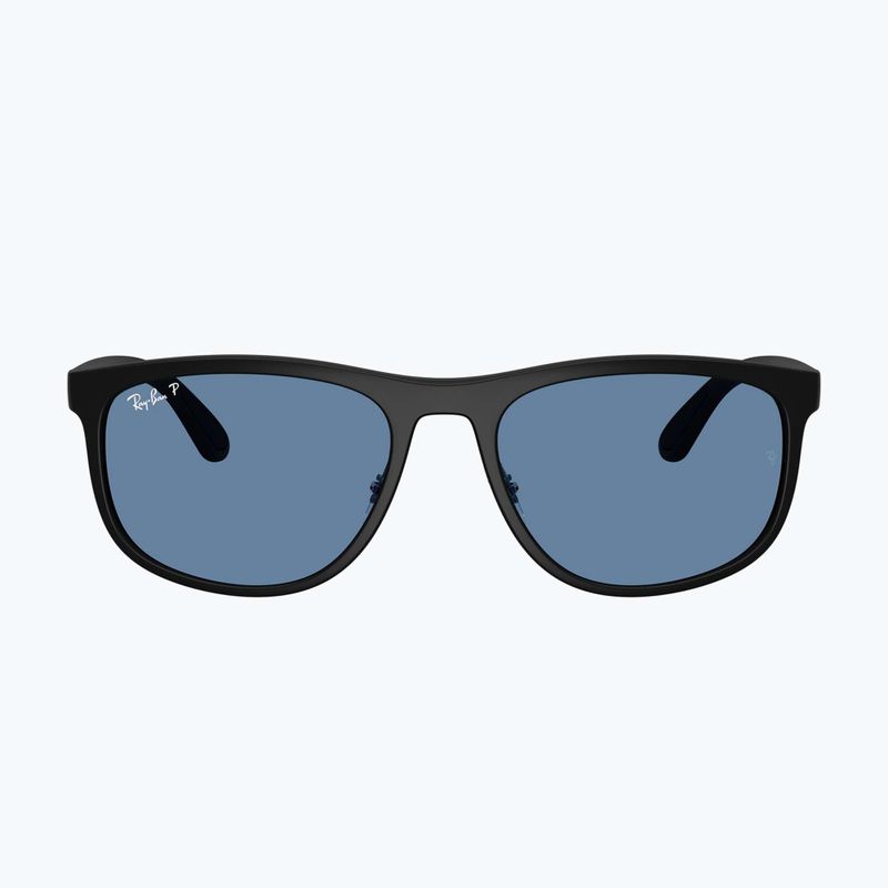 Слънчеви очила Ray-Ban RB4468 Polarized Lenses matte sand black/blue polarized 2