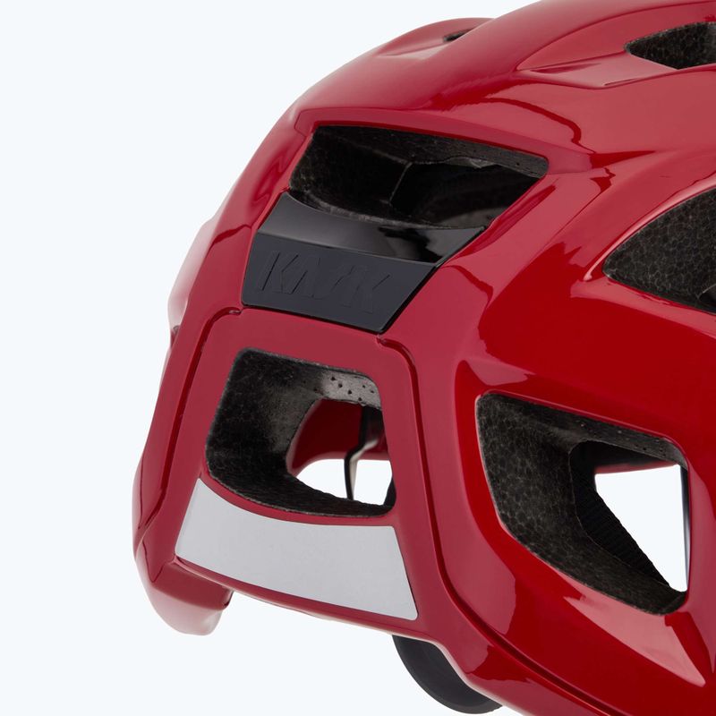 Червена велосипедна каска KASK Sintesi 8