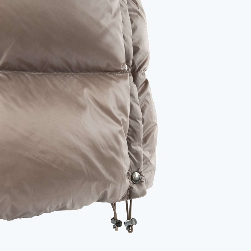 Woolrich дамско яке Aliquippa Long Puffer light taupe 5