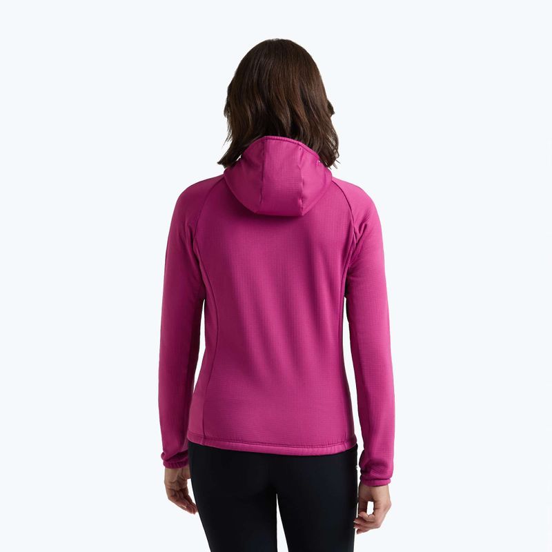 Дамски суитшърт Montura Fadis Grid Hooded Maglia baton rougue 3