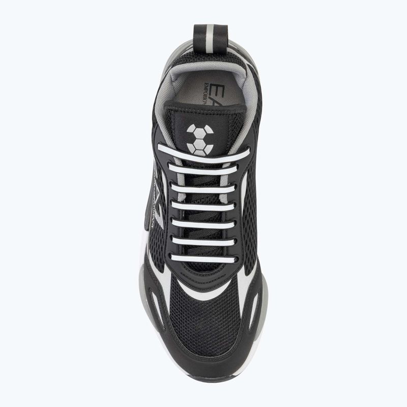 EA7 Emporio Armani Ace Runner Mesh черни/ сребърни обувки 5