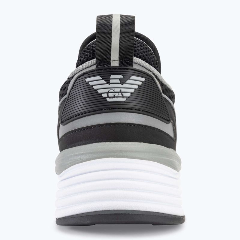 EA7 Emporio Armani Ace Runner Mesh черни/ сребърни обувки 6