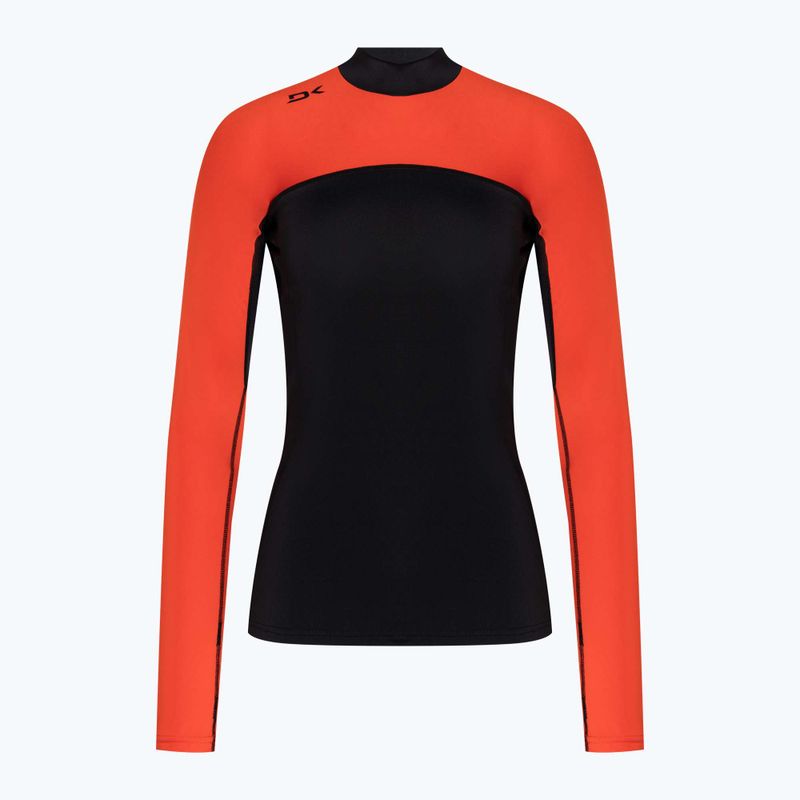 Дамска плувна блуза Dakine Hd Snug Fit Rashguard black and red DKA651W0008 3