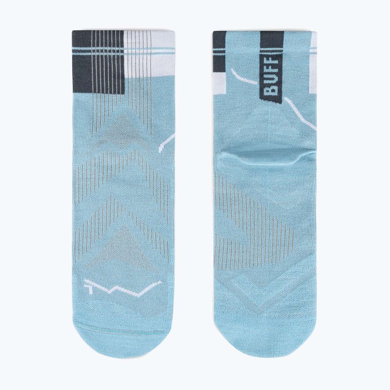 Чорапи BUFF CoolNet Quarter dusty blue 2