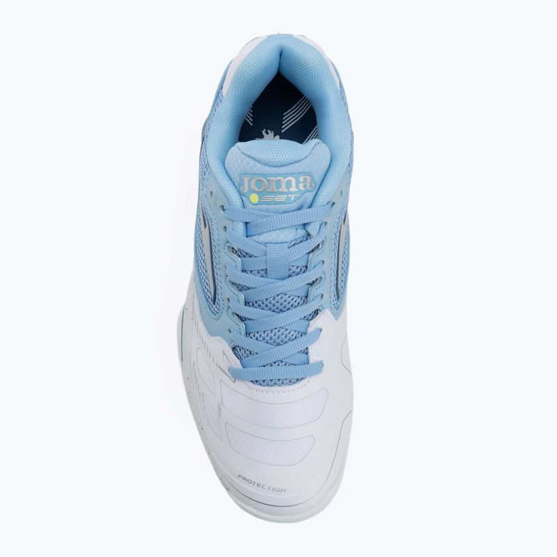 Дамски обувки за тенис Joma Set Lady C white/royal 5