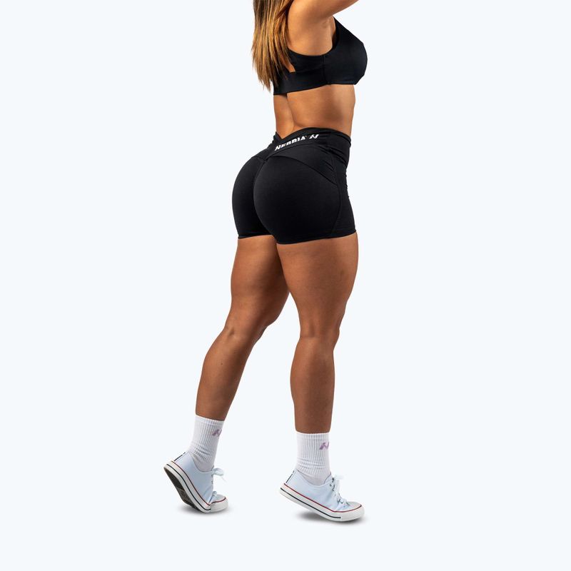 Дамски тренировъчни шорти NEBBIA Strong Beauty black 2