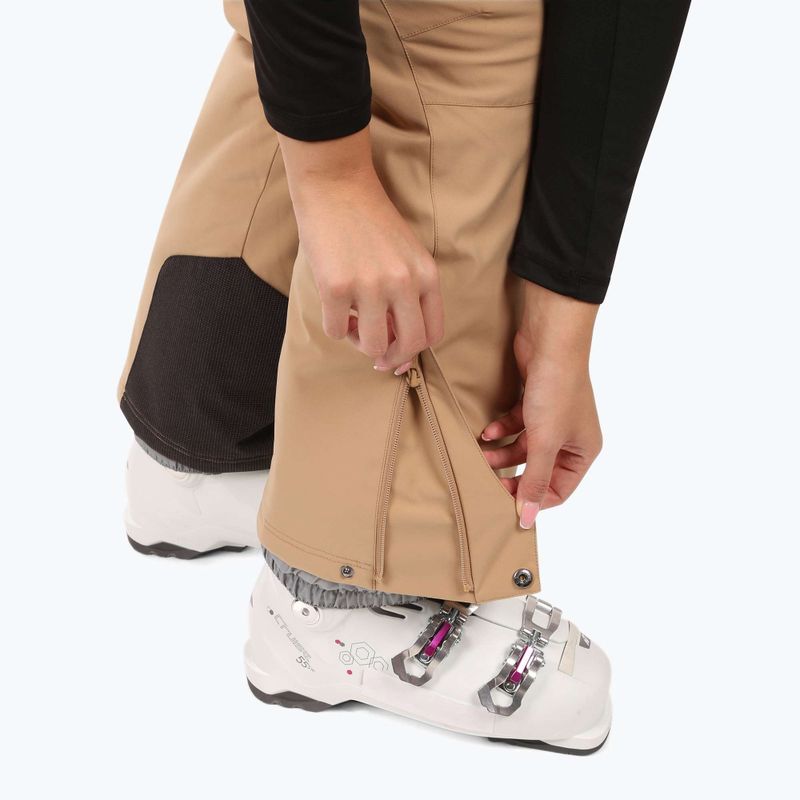 Дамски скиорски панталони Kilpi Elare beige 7