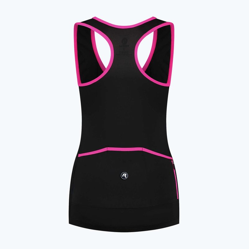Дамско колоездачно трико Rogelli Abbey Tank Top W black / pink 5