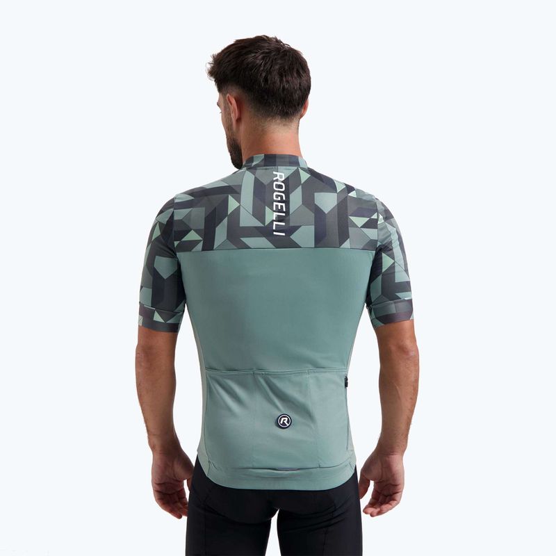 Мъжка колоездачна тениска Rogelli Essential Graphic grey 2